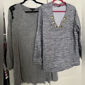 Lane Bryant 22 / 24 Sweater and Sweatshirt 2X Bundle